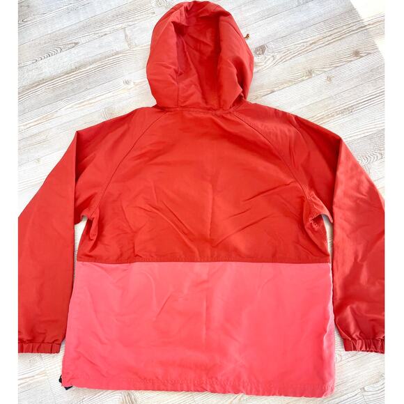 LL Bean‎ Women's Mountain Classic Colorblock Windbreaker | Coral XL Petite - Picture 7 of 9